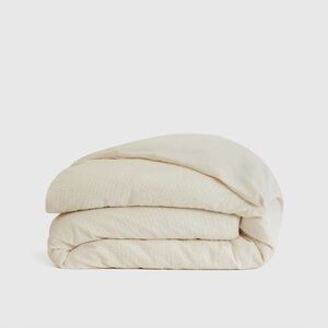 Quince Organic Cotton Undyed Duvet Cover